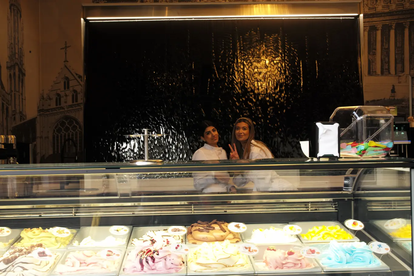 Schokoladenwand in Antwerpen